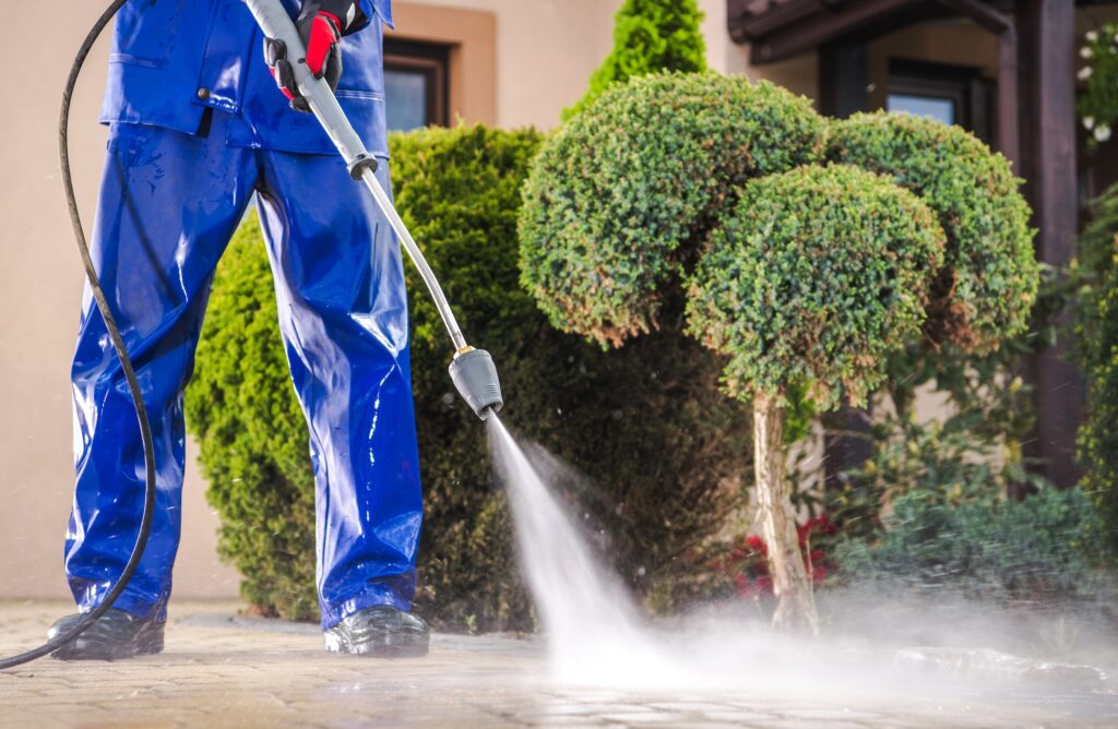 Cleaning services for Residential Driveway